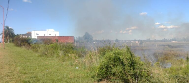 Santo Tomé: Advierten que es alto el índice de riesgo de incendios