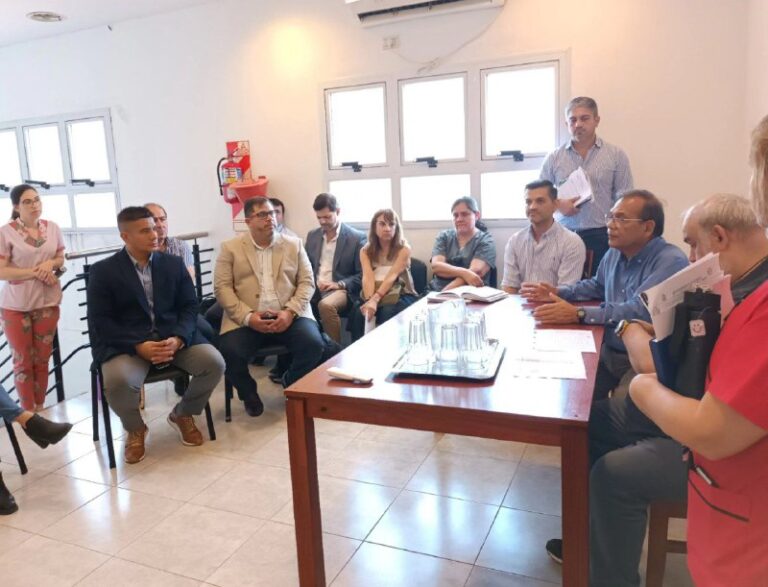 Cardozo encabezó una reunión con directivos y jefes de servicio del Hospital «Miguel Sussini»