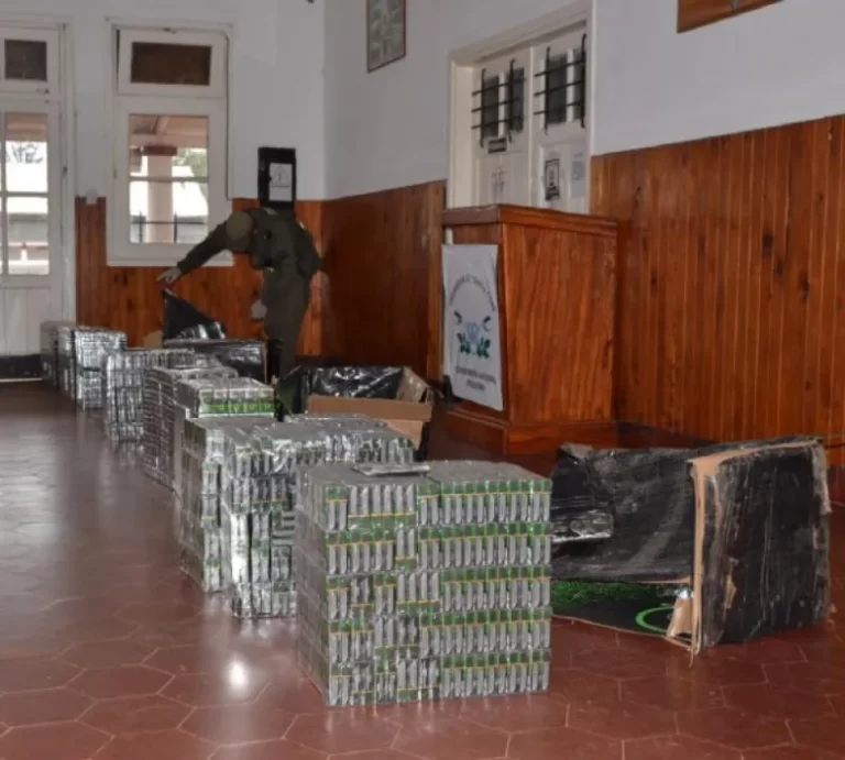 Gendarmeria Nacional incauta contrabando millonario