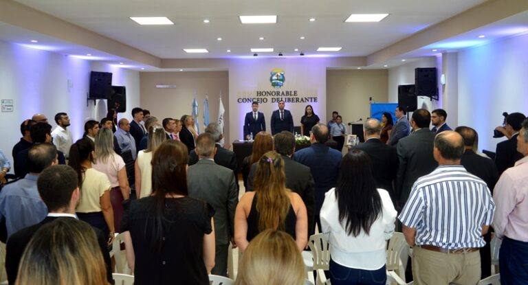 Con un extenso discurso, el intendente Suaid dejó inaugurado el período de Sesiones Ordinarias