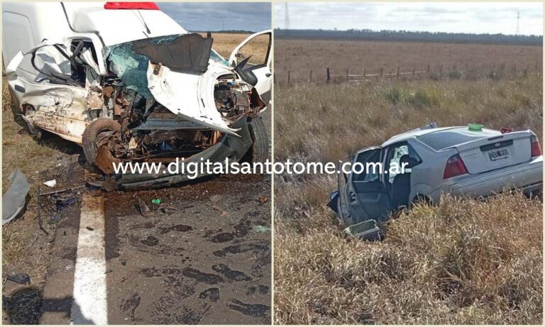 Otro accidente automovilístico en Ruta Nacional 14 provoca la muerte de una mujer y cuatro personas heridas