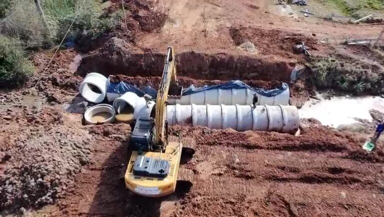 Quedó habilitada la circulación en calle Artigas por el arroyo Picardía