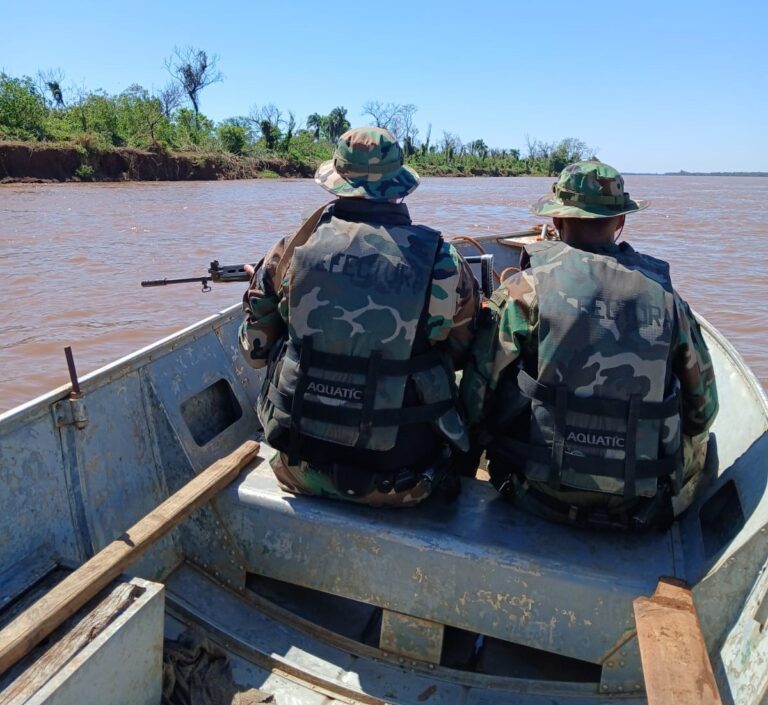 Prefectura Naval sigue reforzando la seguridad en la frontera correntina con Brasil