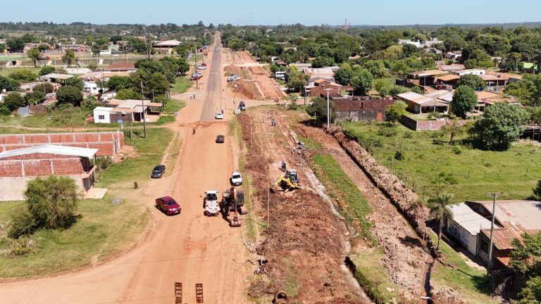 Reanudaron la obra de la futura colectora por Gervasio Artigas