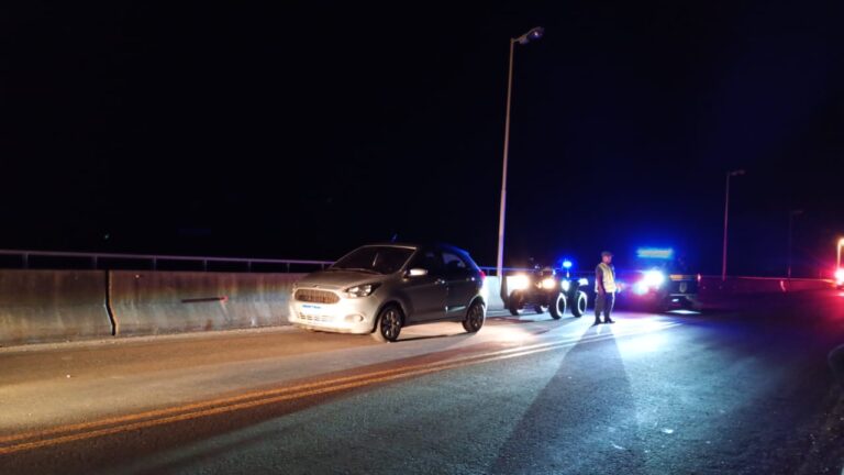 Ciudadano brasileño se arrojó al rio Uruguay desde el Puente Internacional