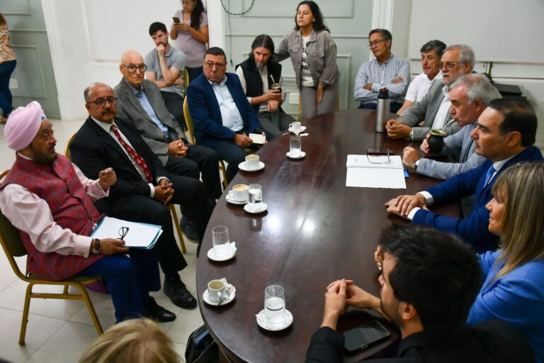 Valdés recibió al embajador de India e impulsó vínculos con la Mesa Forestal correntina