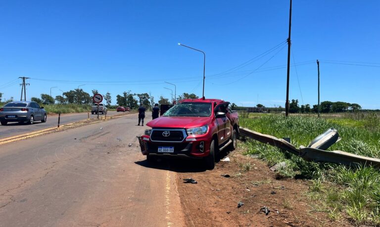 Venían desde Buenos Aires hacia Asunción y despistaron en la zona del Empalme