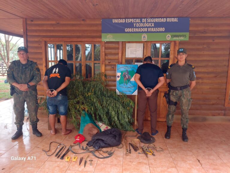 Gdor Virasoro: Desbaratan banda de cuatreros que operaban en la zona