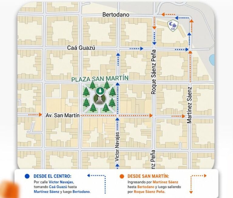 Entra en vigencia el reordenamiento de sentidos de circulación vehicular en distintos sectores de la ciudad
