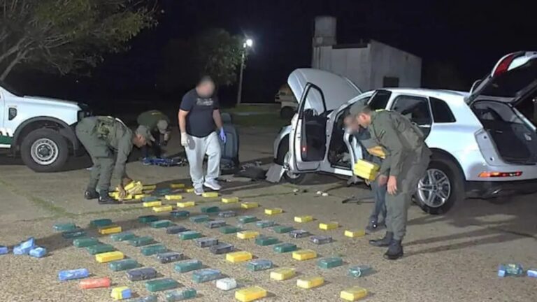 Condenaron a una mujer uruguaya por transportar 88 kg de cocaina