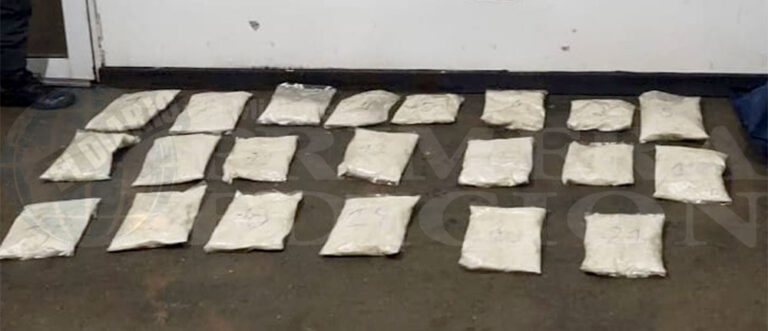 Gendarmería Nacional incautó 18 kilos de cocaína ocultos en un camión cargado con madera en Posadas
