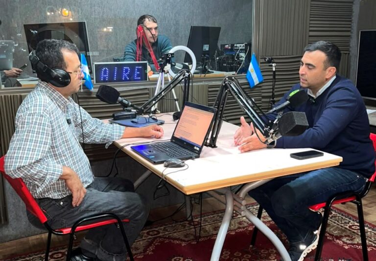 Incursión radial del intendente Suaid donde abordó algunos temas de la actualidad local y provincial