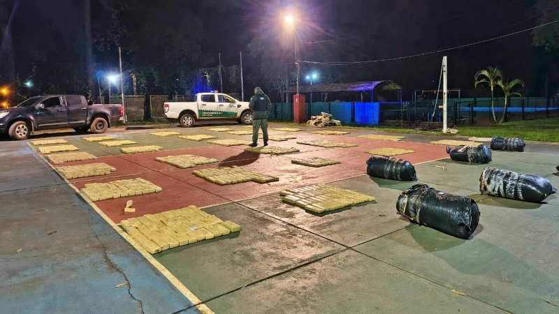 Misiones: Secuestran más de una tonelada de marihuana