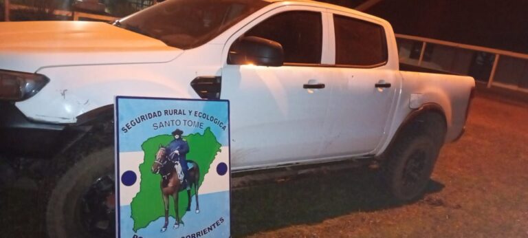 Ruta 40: Cayeron tres hombres armados en una camioneta robada con patentes falsas