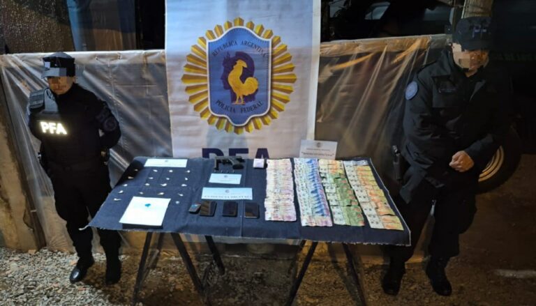 Golpe de la Policía Federal Argentina al narcomenudeo en Curuzú Cuatia