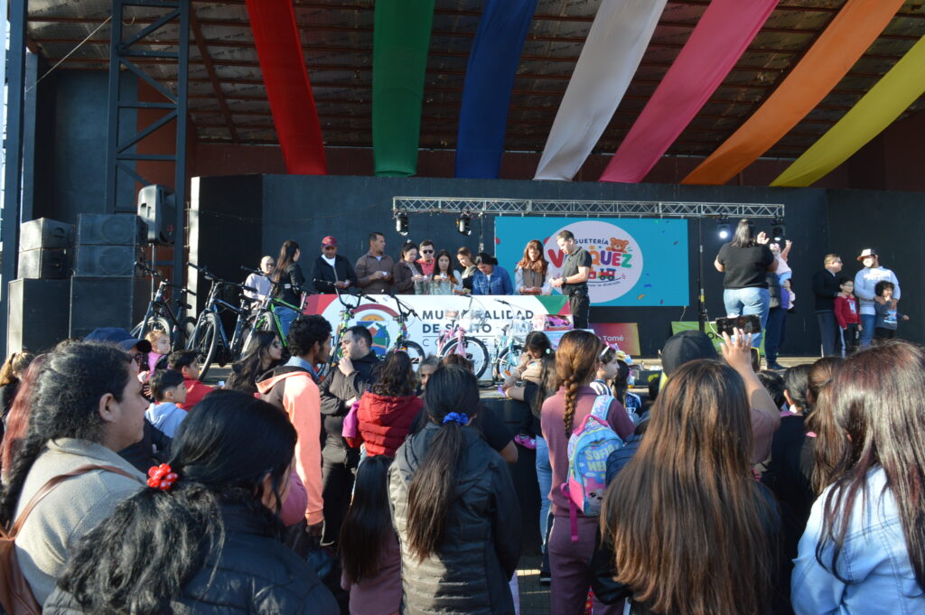 En el festejo por el Día del Niño, el intendente Suaid se explayó sobre temas relacionados al 163 Aniversario de Santo Tomé